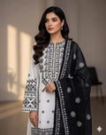 LAWN COTTON EMBROIDERED UNSTITCHED 3pc