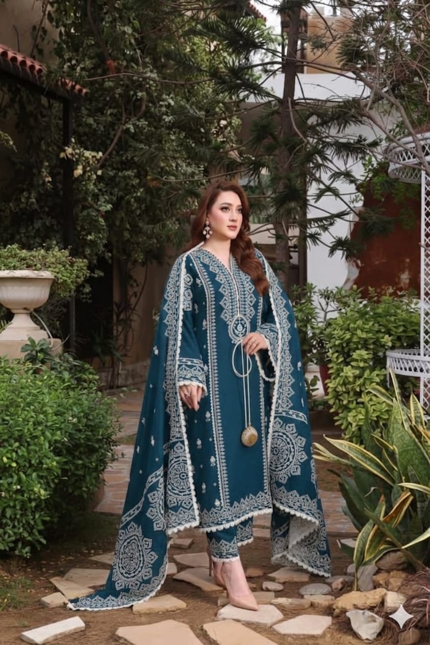 ANEELA'S Lawn Embroidered Hit Code Unstitched 3PC