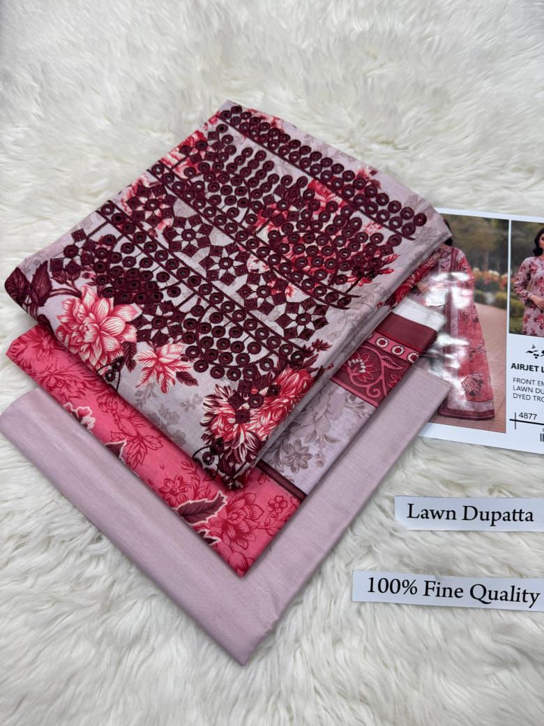 LAWN WITH LAWN DUPATTA VOLUME