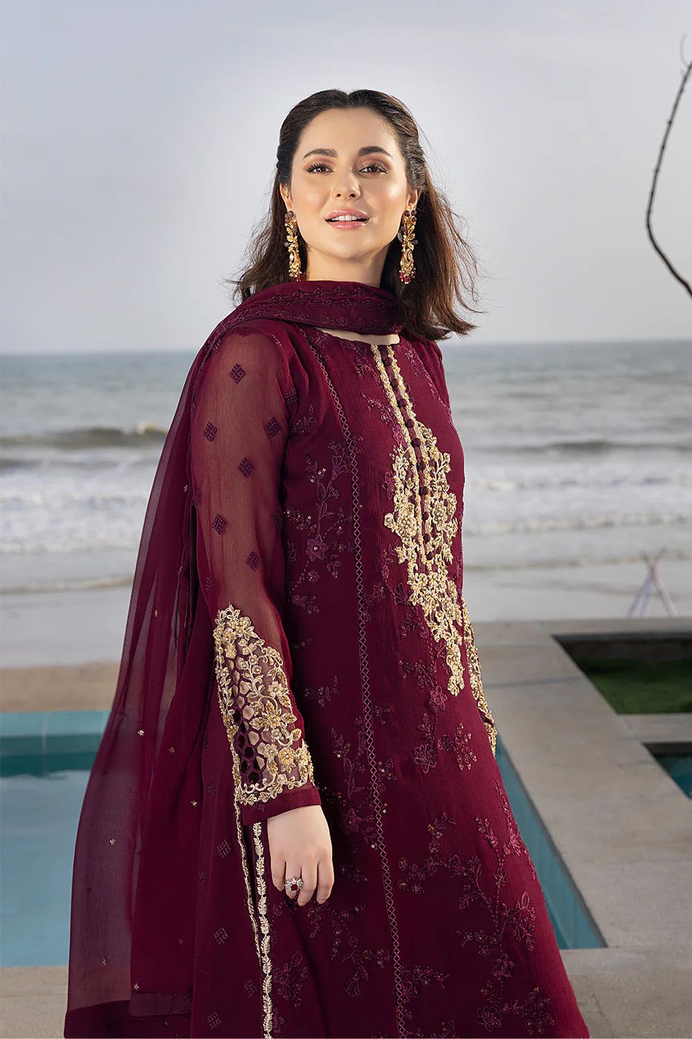BRAND: AZURE Wedding Unstitched 3pc