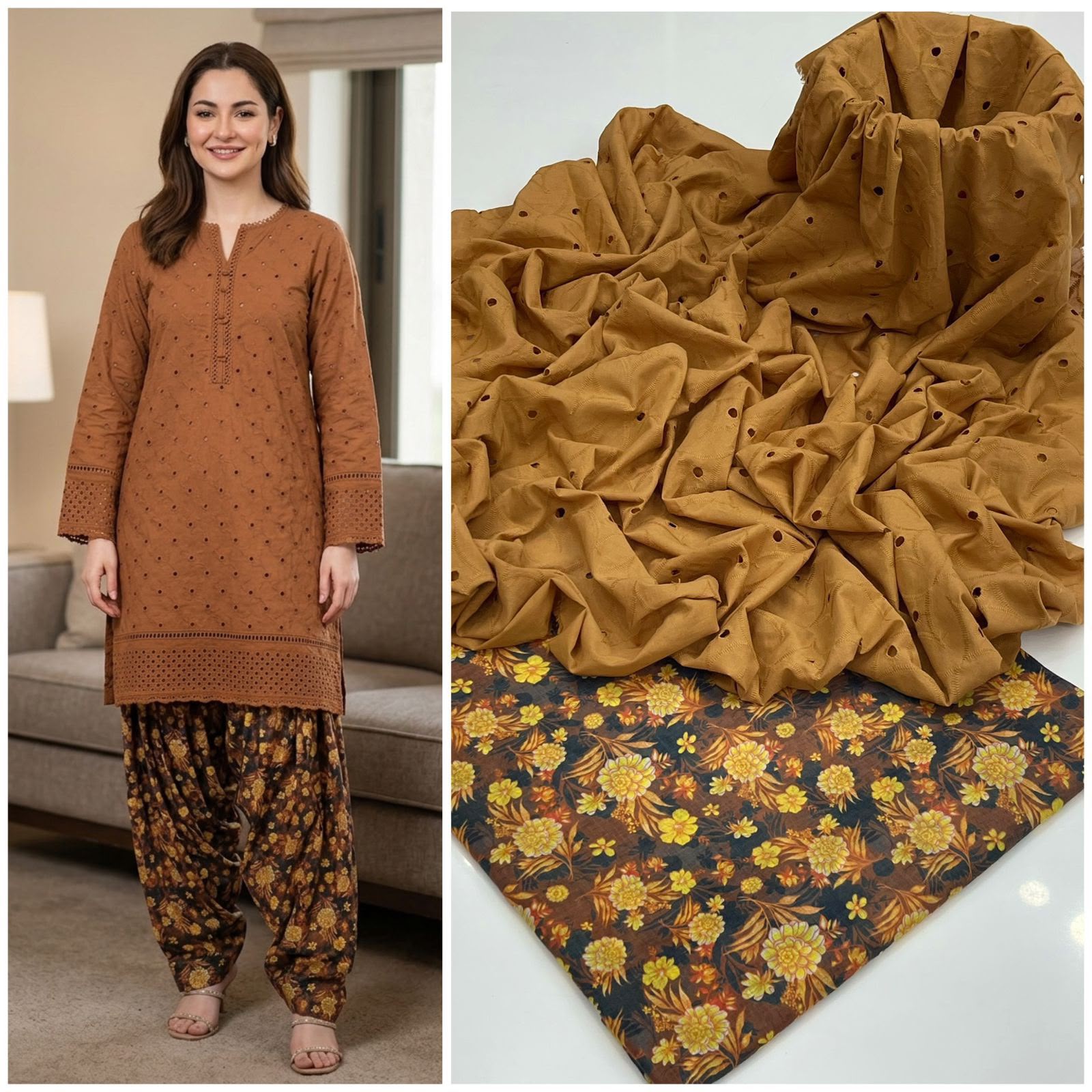 2 PIECE CHICKEN KARI BORING DRESS