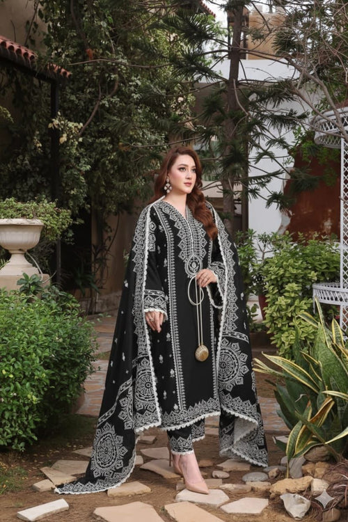 ANEELA'S Lawn Embroidered Hit Code Unstitched 3PC