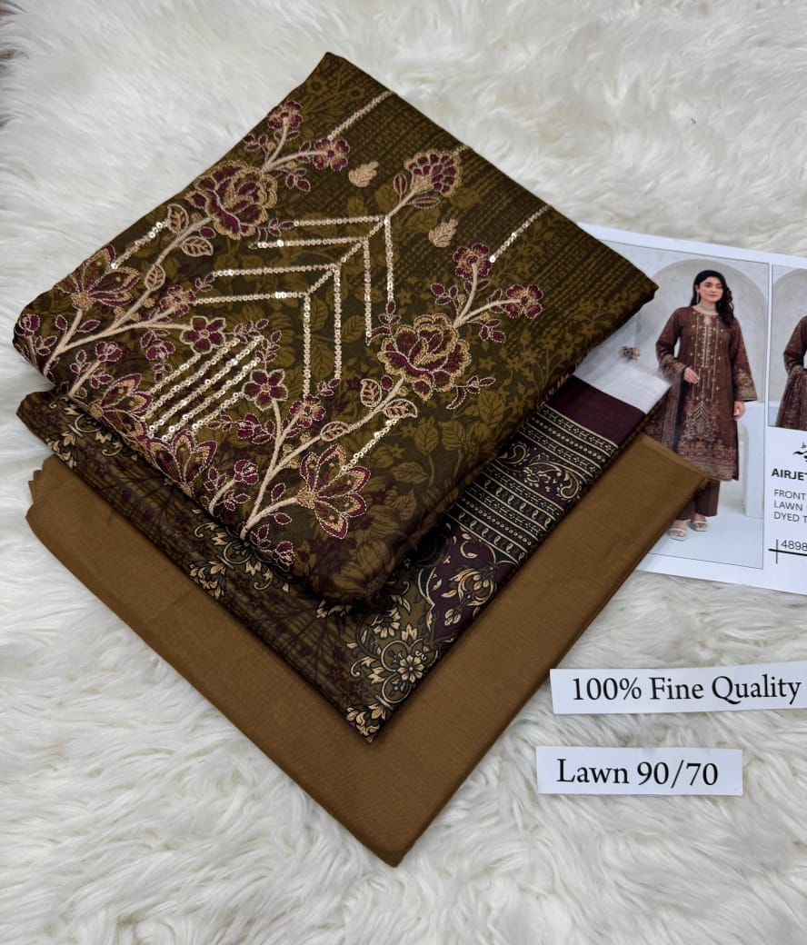 LAWN WITH LAWN DUPATTA VOLUME