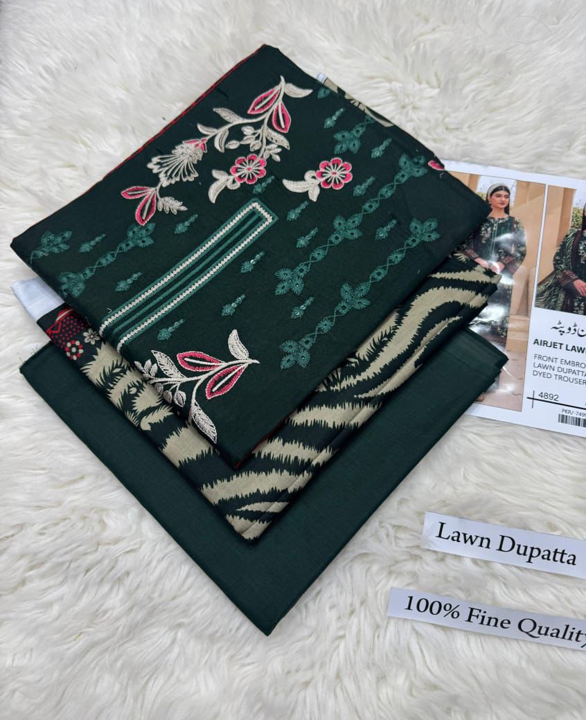 LAWN WITH LAWN DUPATTA VOLUME