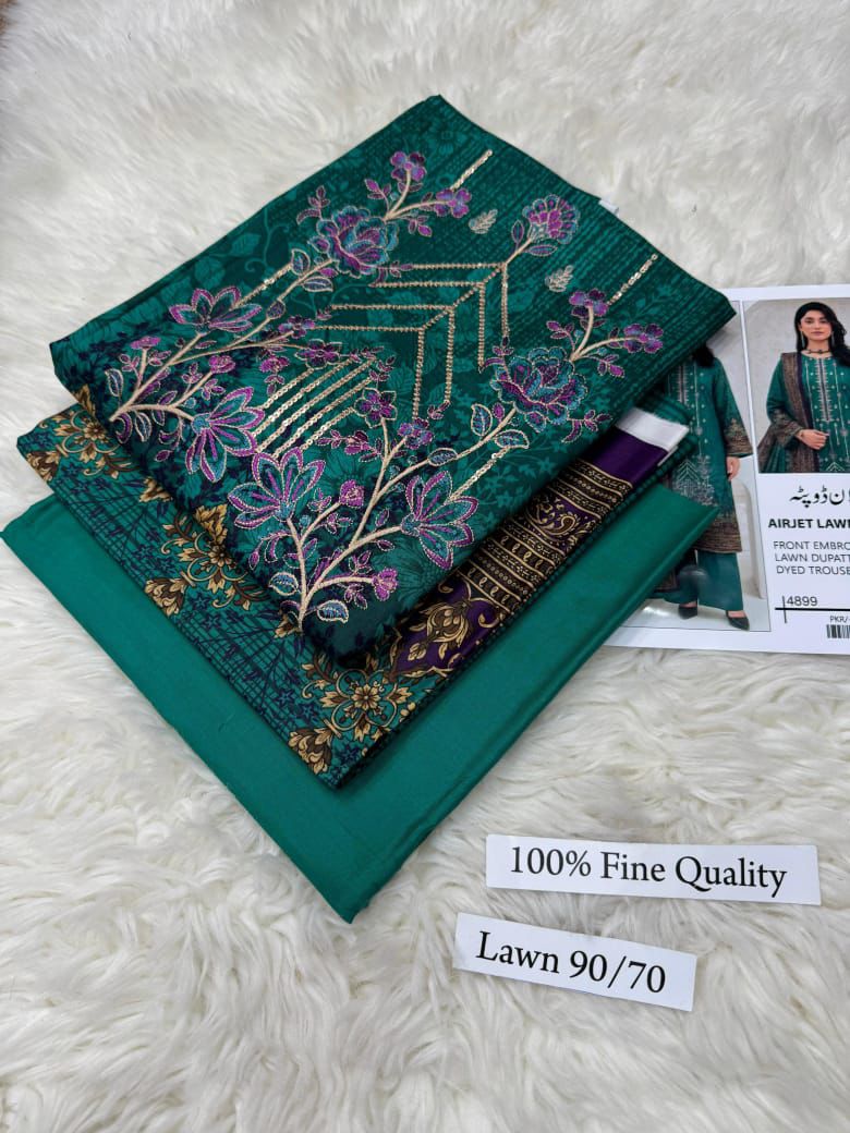 LAWN WITH LAWN DUPATTA VOLUME