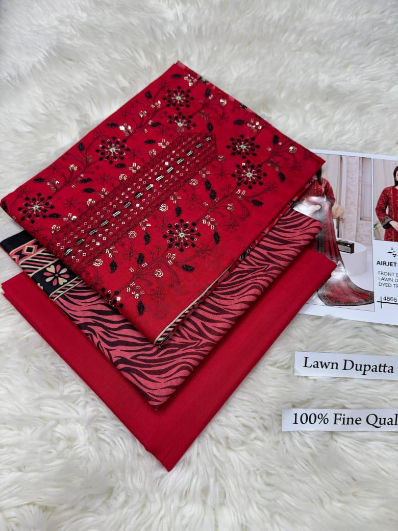 LAWN WITH LAWN DUPATTA VOLUME