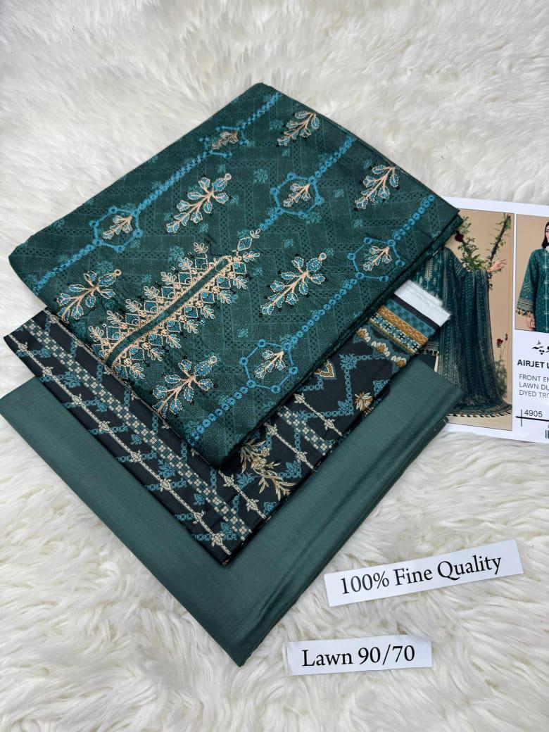 LAWN WITH LAWN DUPATTA VOLUME