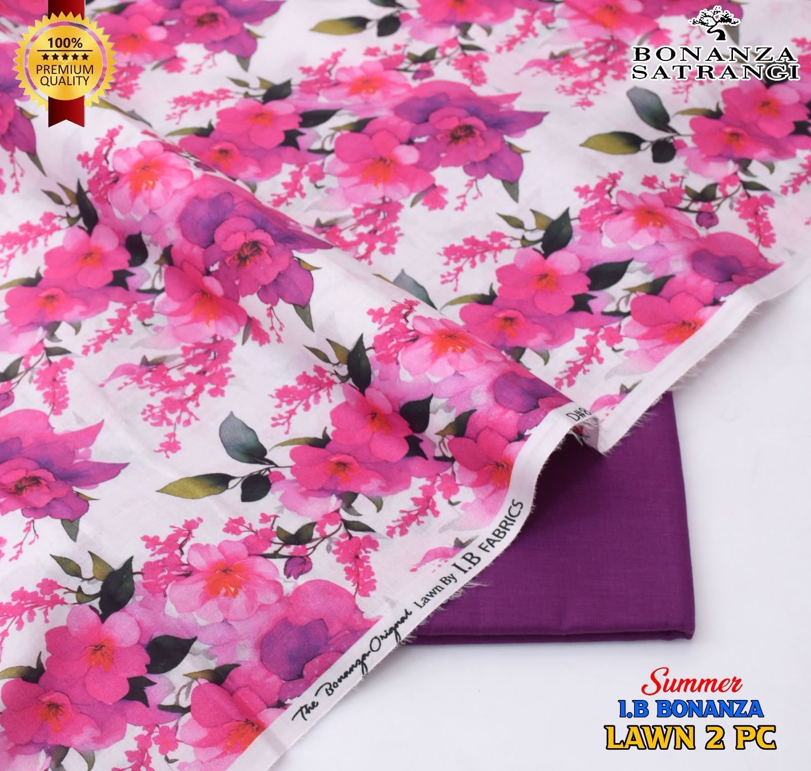 BONANZA SUMMER COLLECTIONS  LAWN 2PC