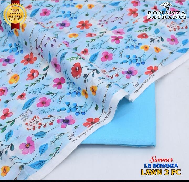 BONANZA SUMMER COLLECTIONS  LAWN 2PC